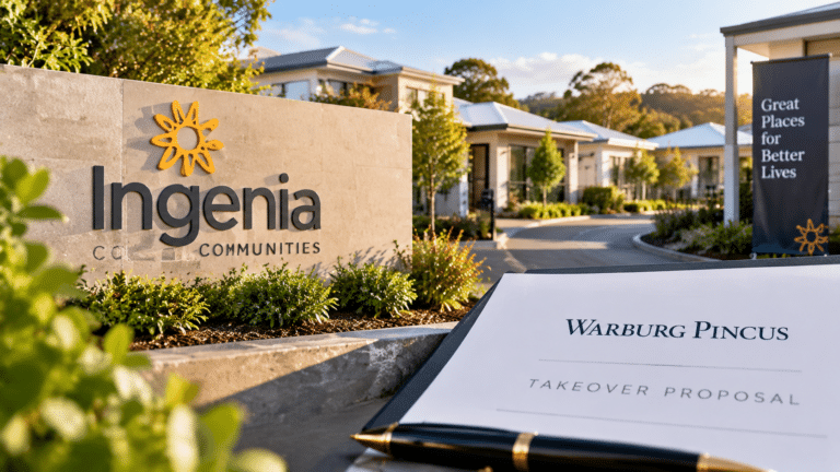 Ingenia ASX INA shares jump 15 percent after Warburg Pincus takeover bid